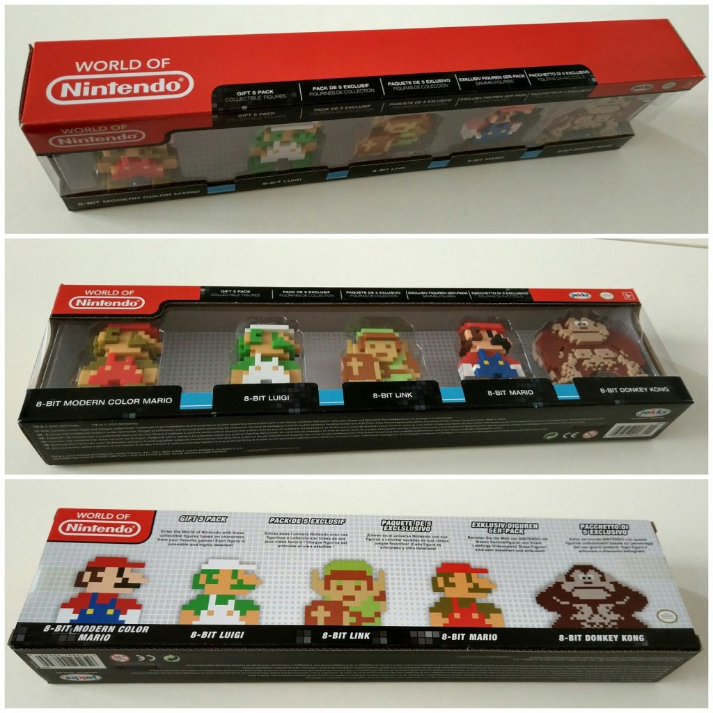 Blister de las 5 figuras 8 bit de nintendo Blister de las 5 figuras 8 bit de nintendo